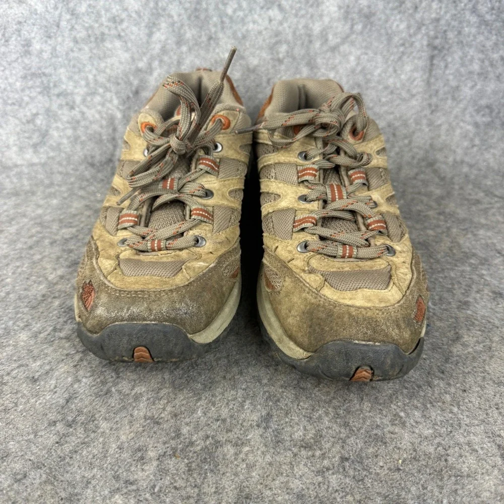 The North Face Womens Tan Brown Trail Hiking Shoes TNF Trail Grip Size 8
